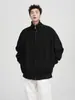 Sudadera tipo stand-up collar estilo americano para hombre, marca de tendencia nueva otoño e invierno 2026, corte limpio de alta gama, chaqueta casual holgada