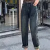 Jeans Harem Vintage de Tiro Alto para Mujer, Primavera y Otoño, Tallas Grandes, Cubre Cadera, Petite, Adelgazantes, Elásticos, Jeans Dad Cropped