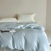 Color sólido 60 días seda producto único sábana sedosa fresca lyocell fibra colcha funda de cama funda de edredón funda de almohada de una pieza venta al por mayor