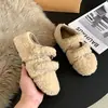 Estilo Coreano Versátil Velcro Birkenstock Sapatos de Algodão Mulheres 2026 Outono/Inverno Roupa Externa Plus Veludo Quente Mary Jane Sapatos de Pelo Mulheres