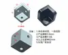 Conector de barra colectora de aluminio de tira larga de 4 orificios M4 M3 junta flexible acoplamiento puente marco junta adaptador de fijación de máquina