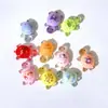 Tartaruga Pequena Desenho Animado que Brilha no Escuro Fofo Brinquedo de Combinar DIY Decoração de Mesa Artesanato em Resina Tartaruga Pequena que Brilha no Escuro