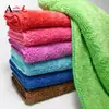 30*30cm costura dupla tecido de fleece de coral espesso pano de limpeza forte absorção de água 600gsm