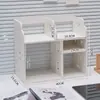 Decoraciones de Habitación Estilo Ins Transfronterizas, Estante de Almacenamiento de Esquina para Escritorio, Adornos Pequeños para el Dormitorio, Estante de Almacenamiento para Escritorio de Estudiante
