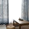 Fabricante de Mosquiteros Terminados, Cortinas de Lino Estilo Japonés para Sala de Estar, Balcón, Dormitorio, Cortinas de Lino de Piso a Techo al por Mayor, Ventana de Mirador