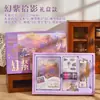 Set de Cuadernos Estilo Retro Pintura al Óleo, Caja de Regalo, Cuaderno Vintage Estilo Chino para Estudiantes, Regalo Cultural y Creativo