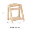 Estante para Flores para Repisa de Ventana de Madera Maciza, Soporte Decorativo Creativo para Suculentas, Estante de Almacenamiento Multinivel para Escritorio en Esquina de Balcón Interior