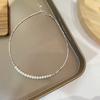 Fábrica de Origem Moda Colar de Pérolas de Alta Qualidade Feminino Celebridade da Internet Design de Nicho Joias de Prata Esterlina Colar Leve de Luxo Não Desbota