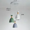 Nuevo candelabro para comedor, diseño de tres cabezas, mesa de comedor simple, estilo popular, lámpara de noche para dormitorio, lámpara creativa para barra de bar, arte de madera y hierro