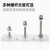 Acero Inoxidable 304 Estante de Almacenamiento con Gancho sin Taladro Montaje en Pared Pegatina de Tornillo sin Huella Especificaciones M4M5