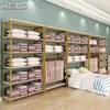 Estante de Exhibición de Almohadas de Cuatro Piezas para Textiles del Hogar Tienda de Textiles del Hogar Expositor de Muestras de Tela Contenedor de Ropa de Cama Estante de Múltiples Niveles Estante de Almacenamiento