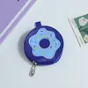 Huayang Creativo Piel Sintética PU Comida Simulada Llavero Colgante Billetera Almacenamiento Llavero de Coche Decoración de Bolsa