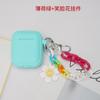 Funda protectora para auriculares Airpods aplicable con colgante de corazón funda protectora para AirPods Pro auriculares Bluetooth al por mayor