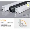 Canal de Aluminio para Luz Lineal LED al por Mayor del Fabricante, Luz Lineal con Borde, Canal de Luz de Aleación de Aluminio, Perfil de Canal de Aluminio para Luz Lineal