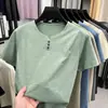 Verano 2026 Nueva Camiseta de Manga Corta para Hombre Joven y de Mediana Edad Cuello Redondo Moda Casual Simple Top de Manga Corta