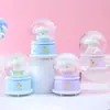 Novo produto transfronteiriço: Chapéu de Papai Noel bola de cristal, mini bola d'água brilhante, ornamento criativo, decoração de luz ambiente para o Natal