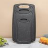Juego de Tablas de Cortar con Patrón de Mármol, Juego Completo de Tablas de Cortar Rectangulares Gruesas de Plástico, Juego de Tablas de Cortar de Cocina, Antideslizantes Blancas y Negras para Uso Doméstico