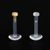 Socket Invisible Labio Uña Transparente Silicona PP Material Ángulo de Boca Uña Labio Uña Lengua Uña Estudiantes Hombres y Mujeres Joyería para Perforaciones