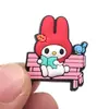Parche Suave de Pegamento de PVC Melodía Decoración para Funda de Teléfono Móvil Muñeca Accesorios Planos Joyería DIY Accesorios Venta al por Mayor
