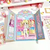 Paquete de Pegatinas para Disfraz de Princesa Dibujos Animados Lindas Pegatinas de Disfraces para Niñas No Requiere Cortar Pegatinas de Disfraces Hechas a Mano DIY para Niños