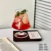 Taza Alta de Vidrio Estilo Ins Taza para Café Americano Helado Taza para Bebidas Frías Taza para Refresco Agua Mineral con Gas Taza para Bebidas Taza para Cóctel