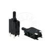 Interruptor de Límite de Viaje Kfc-W-05C de 4 Pines con Enchufe Vertical, Microinterruptor de Detección y Rearme con Manija Negra/Naranja