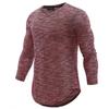 Estação independente Amazon de pullover com costura de manga comprida para jovens europeus e americanos, nova, primavera e outono