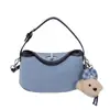 Bolso de Mano de Mezclilla con Diseño de Nicho, Bolso Cruzado Moderno y Versátil, Bolso Estilo Lonchera Dumpling de Moda Retro