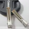Grampo de cabelo de metal plano garfo duplo clip retangular bico de pato niquelado acessórios de cabelo DIY fabricantes atacado
