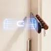 Colgador de Ganchos Magnéticos Detrás de la Puerta, Ganchos Adhesivos sin Taladro para Cocina y Baño del Hogar, Fuertes y Antideslizantes, Ganchos para Ropa sin Marcas