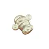 Plata Pura 999 Accesorios de Plata Dura 3D Colgante DIY Dios de la Riqueza Atrae Riqueza y Buena Fortuna Cuentas de Plata Pura Colgante de Bolsa de la Suerte Pixiu
