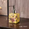 Caja de Jabón de Cerámica Botella de Loción Lavada Pintada Botella de Aceite Esencial Salón de Belleza Hotel Caja de Jabón para el Hogar Botella de Gel Antibacterial