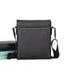 Bolso de Hombro para Hombre de Piel de Vaca de Primera Capa, Bolso Cruzado de Cuero Genuino de Gama Alta para Hombre, Bolso de Concha para Hombre de Gran Capacidad, Para Viajes de Negocios y Uso Diario