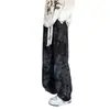 Pantalones Tie-Dye para Hombre Primavera y Otoño Estilo Americano Sueltos Modernos Casuales Pantalones para Hombre Retro High Street Rectos Pantalones Deportivos