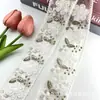 Cinta de Encaje Bordada con Hilo y Cuentas Florales Estilo Étnico de 5.5 cm de Ancho Accesorios para Faldas Dinastía Han Venta al por Mayor