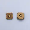 Broches ocultos para ropa y bolsos, broches magnéticos fuertes, botones magnéticos de flor de ciruelo, broches metálicos cosidos a mano