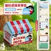 Notas Adhesivas Desplegables Perladas, Notas Adhesivas Transparentes para Uso de Oficina, Completamente Adhesivas, Adecuadas como Pequeños Regalos para Estudiantes