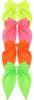 Pinza de pelo de clip de resorte de cinta de lazo fluorescente de moda pinza de pelo de color sólido pinza superior linda accesorios para el cabello de venta caliente transfronteriza tocado al por mayor