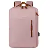 Mochila de Negócios Personalizada Estampa de Logo Adicionar Texto Masculina Toque de Luxo Expansível Mochila Dupla Bolsa Escolar para Estudante Casual