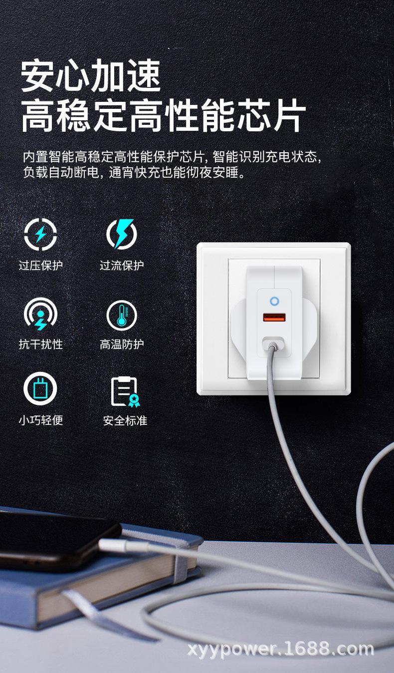 PD100W氮化镓C+A英规