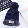 Gorro de Punto con Etiqueta de Amazon Acrílico Colorido Gorro de Punto Infantil Gorro de Invierno de Lana para Mujer