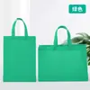 Bolsas no tejidas engrosadas, en stock, ecológicas para venta al por mayor, con alta capacidad de carga, diseño tridimensional e impresión personalizable con texto e imágenes.