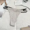 Nueva Selección de Tangas de Bikini Sexys para Mujer con Patrón de Doble Cara en T en Aliexpress, Lencería Erótica
