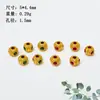 Prata 925 Banhada a Ouro Diamante Vazado Espaçador com Contas Pulseira de Contas Fio para Colar Corda Ornamental diy Produto Semi-acabado