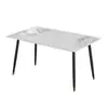 Mesa de Jantar de Ardósia de Luxo Nórdico para Casa Apartamento Pequeno Moderna Simples Fornecedor Direto Fábrica Vários Tamanhos de Mesa