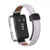 Adecuado para Correa Huawei Band 10, Correa Huawei 987 Band, Universal Honor 67, Correa de Piel con Grano de Lichi y Hebilla Magnética