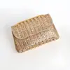 Bolsa de Hombro Cruzada de Mano de Lujo Retro de Diamantes de Colores para Banquete, Bolso de Axila para Fiesta