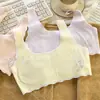 Periodo de Desarrollo de Sujetador para Niñas Ropa Interior Segunda Etapa Niñas Estudiantes Niñas de Secundaria Sujetador con Copa Fija Sujetador Tipo Tubo
