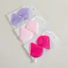 Esponja Triangular de Polvo Seco Color Arcoíris Esponja de Maquillaje para Polvo Base de Maquillaje Cristal Súper Suave Venta al por Mayor de Fábrica Comercio Exterior Terciopelo de Cristal