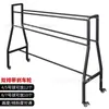 Carrito de Baloncesto de Entrenamiento de Tiro de Gran Capacidad con Soporte de Balón de Tres Puntos, Estante Móvil de Almacenamiento de Baloncesto, Carrito de Baloncesto para Campo de Entrenamiento